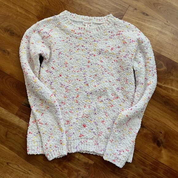Girls Cat & Jack boucle sweater - Picture 1 of 3